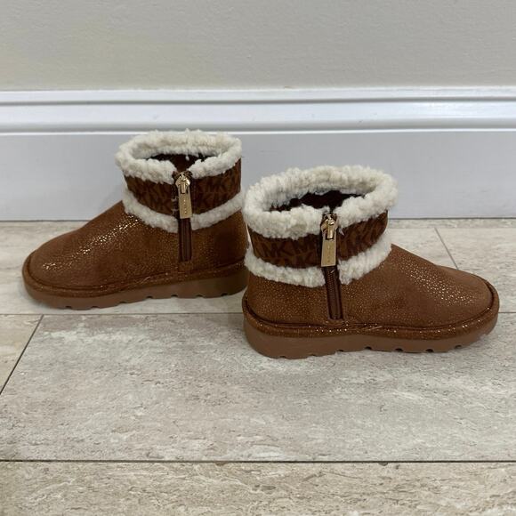 Michael Kors Brown Ankle Boots 10T - Picture 4 of 9